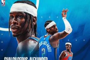 亚历山大连续三个赛季至少35场单场30+ 近25年来比肩AI科比哈登