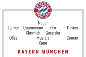 踢球者预测拜仁vs药厂首发：磁鸡搭档后腰，希克&博尼法斯替补