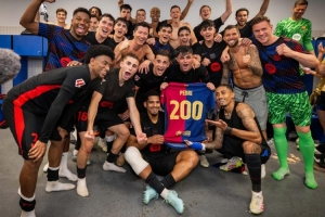 200场里程碑！佩德里社媒：梦想成真❤️西甲冠军属于我们！