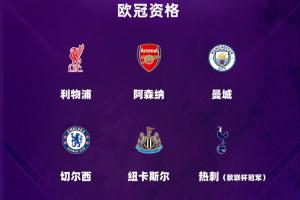 缝缝补补英超9队进欧战，第17热刺踢欧冠&第12水晶宫踢欧联