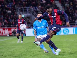 GMS：热刺有意博洛尼亚后卫卢库米，面临狼队、布莱顿竞争