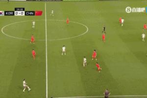 天外飞仙！姚伟第14分钟世界波破门，中国女足1-0领先韩国女足