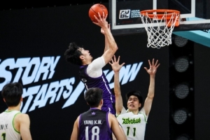 AUBL亚洲大学生篮球联赛1/4决赛：石奎23分9助 清华险胜建国大学