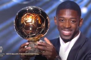 登贝莱夺魁！1995年乔治-维阿以来 首次有黑人球员获得金球奖