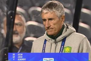 联赛+亚冠双线溃败客场0-3惨败，国安主帅塞蒂恩全程面色铁青