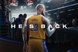 赛季首秀！詹姆斯今日战爵士确定复出 征战第23个赛季！