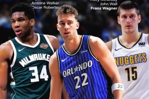 历史第18位！小瓦格纳24岁前达成6000分1500板1100助！