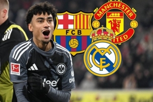 标价7000万欧！记者：皇马、巴萨、曼联有意22岁法兰克福后卫布朗