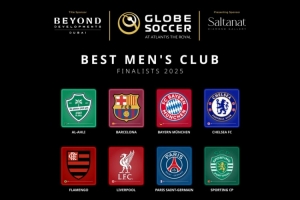 环足奖年度最佳男足俱乐部最终候选：巴黎、切尔西、利物浦在列