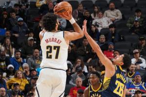 疯狂的三分盛宴！贾马尔-穆雷三分11中10爆砍赛季新高52分！