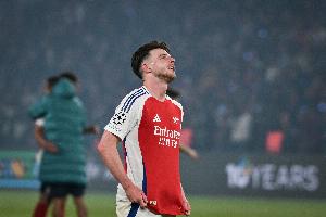 佩蒂特：赖斯和莫斯克拉的受伤让我担忧，赖斯对阿森纳太重要