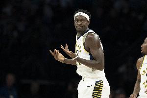 奋力追赶！西亚卡姆反击上篮得手 步行者末节13-4打停掘金