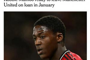 14轮仅上171分钟！TA：20岁梅努在曼联很沮丧，准备1月外租离队