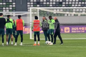 京媒：国安球员拍头礼迎接金靴法比奥，韩佳奇也随队出征