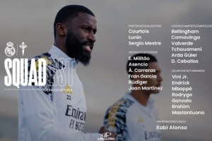 皇马本轮西甲大名单：姆巴佩领衔，维尼修斯、贝林厄姆在列