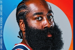 Top10！美网友:哈登历史第三SG 得分强过老詹 18年保罗不伤早夺冠