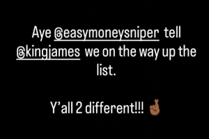 现役Top3！哈登：KD 告诉詹姆斯 我们两人的得分排名都在上升