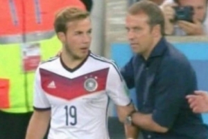 弗里克和格策曾在2014年世界杯一起夺冠，又一起参加2022年世界杯