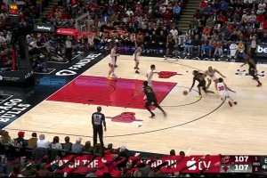 得分能力爆炸！末节6分钟107平 结果骑士狂轰28-6带走