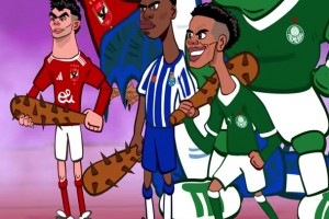 太真实了！网友动画恶搞：梅西本想带队挑战对手，可队友们……