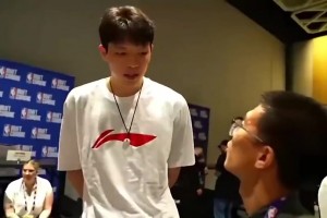 美国记者此前采访杨瀚森，坦言曾为易建联学习多年粤语！