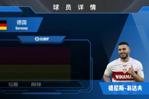 翁达夫球员集锦：头能冷静 团队协作意识强的德国前锋