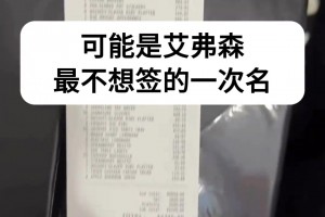 这可能是艾弗森最不想签的一次名...