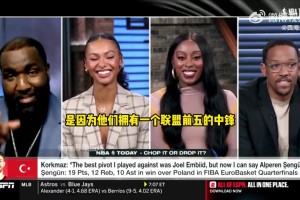 帕金斯：申京现在是联盟前五中锋！不仅进攻全面而且防守出色！！