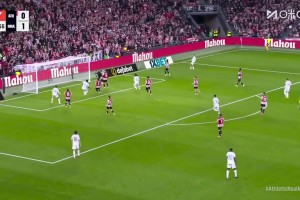 艺术品！皇马连续14脚传球击溃毕巴防线，姆巴佩助攻卡马文加破门